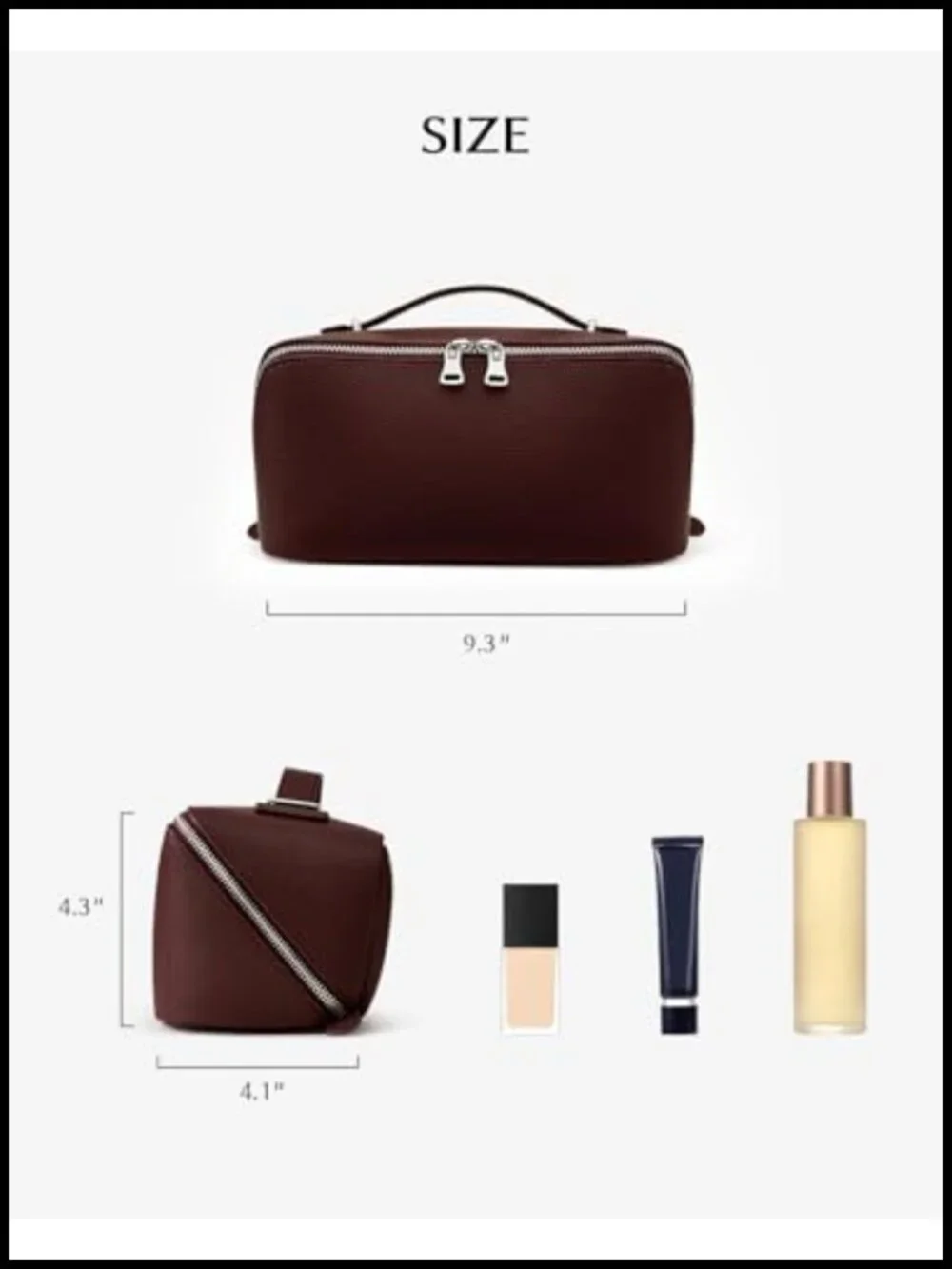 Travel Makeup Bag Organizer Cosmetic Pouch Water-Resistant Toiletry Case